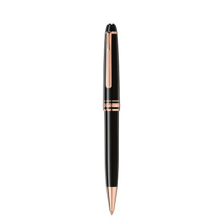 132488, Meisterstück Rose Gold-Coated Classic Ballpoint Pen (玫瑰金涂层圆珠笔)