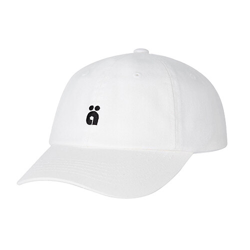 Small a logo ball cap White 스몰에이 로고 볼캡 화이트