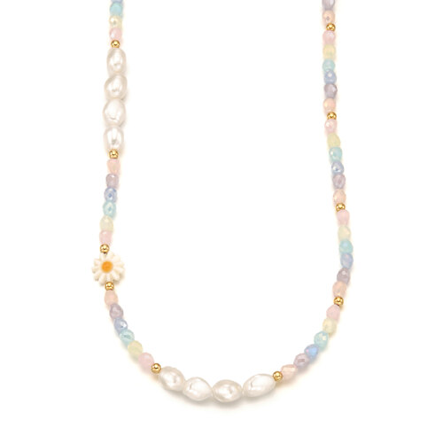 신세계인터넷면세점-앵브록스-necklace-[에스파 닝닝착용]pastel moment daisy necklace