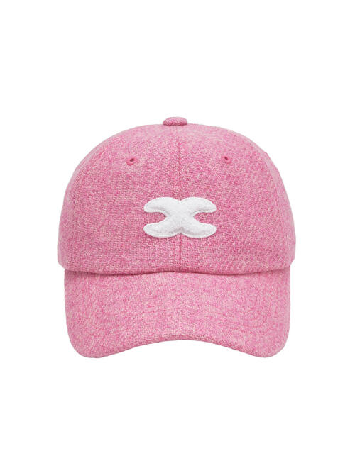 LOGO HARRIS TWEED CAP_PINK