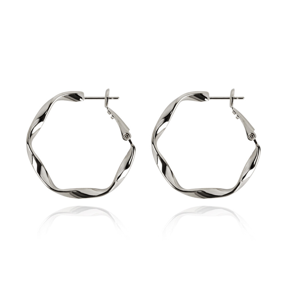 ●JUDY AND PAUL● Diana Lovely Ribbon Pearl Drop piercing Bar Drop Stud Earring with Opal & Diamond - Pamela Love