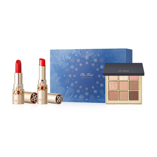 [한정제품]더퍼스트 제너추어 립스틱 립밤 듀오 기획 (홀리데이)