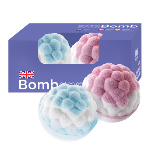 韩际新世界网上免税店-BOMB COSMETICS--畅销细微泡沫泡澡球 2件(foam alone&fomeo)