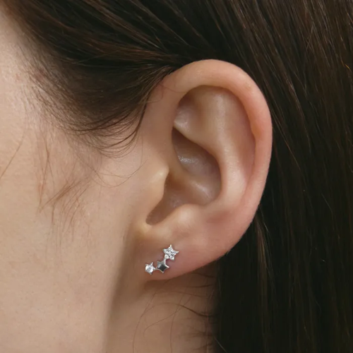 Porkuni Star Sign Earrings [Silver925]