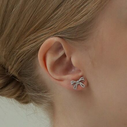 Mysore Bow Earrings [Silver925]