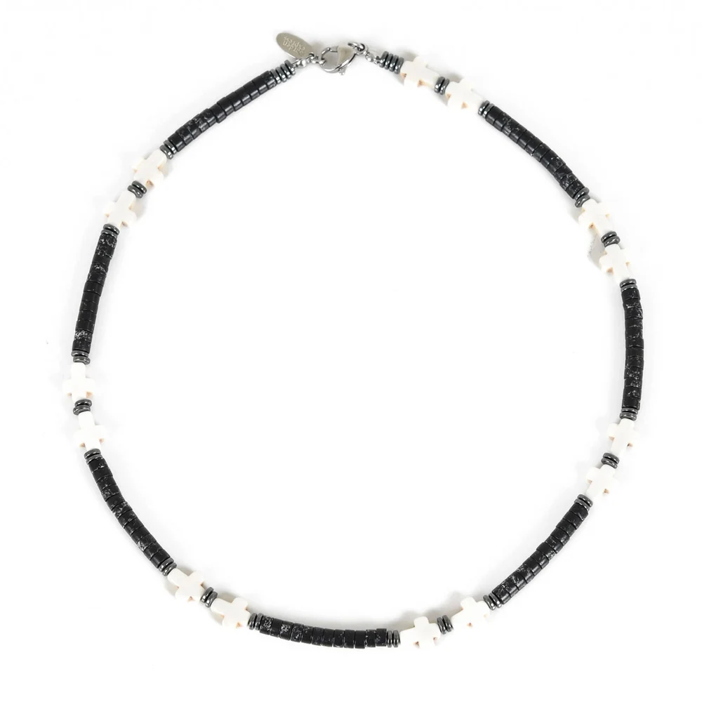 신세계인터넷면세점-가든 익스프레스-necklace-CROSS POINT NECKLACE(black)
