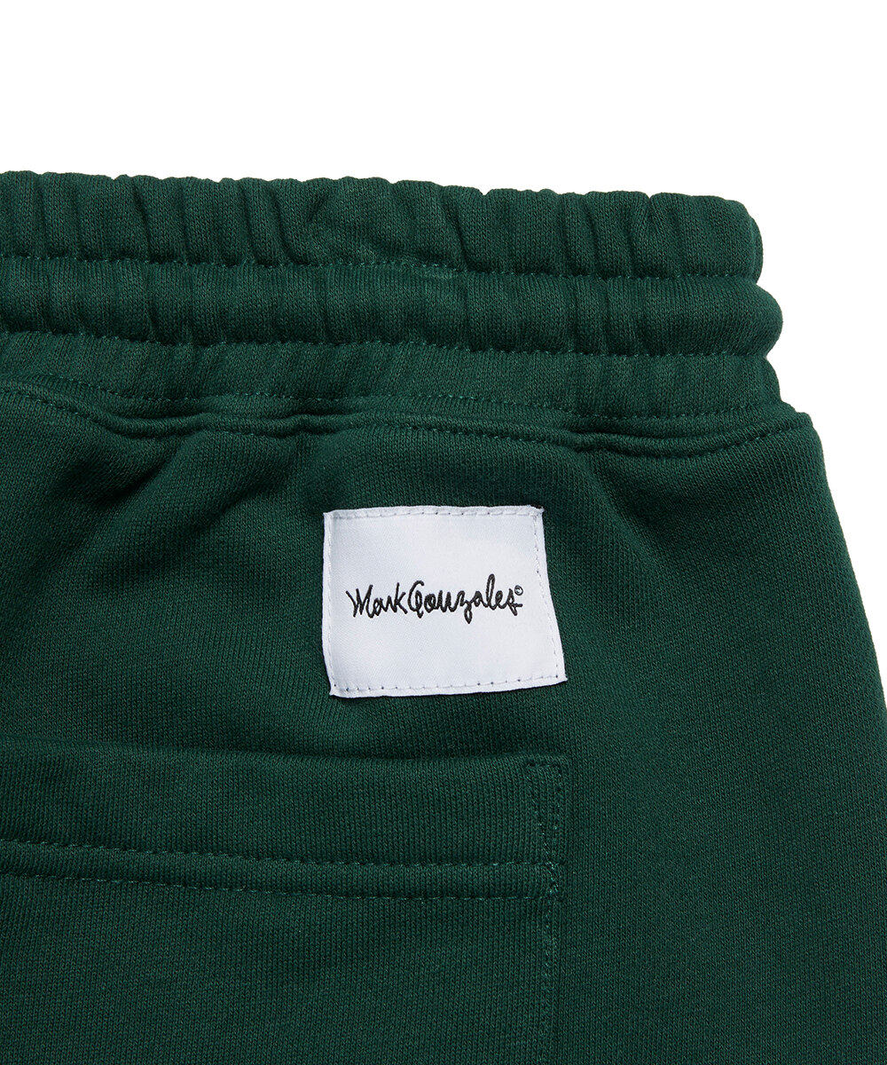 [MARK GONZALES]★24SS★韓国人気★SIGN LOGO OG SWEAT SHORT SIGN LOGO OG SWEAT SHORT D/GREEN - MARK GONZALES - 时尚馆