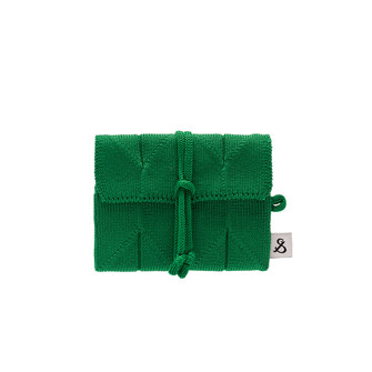 Lucky Pleats Knit Card Wallet