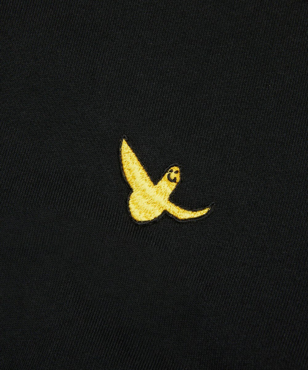 ANGEL WAPPEN OG SWEAT HALF ZIP-UP BLACK - 마크 곤잘레스