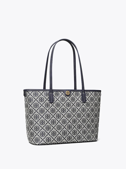 T Monogram Small Zip Tote