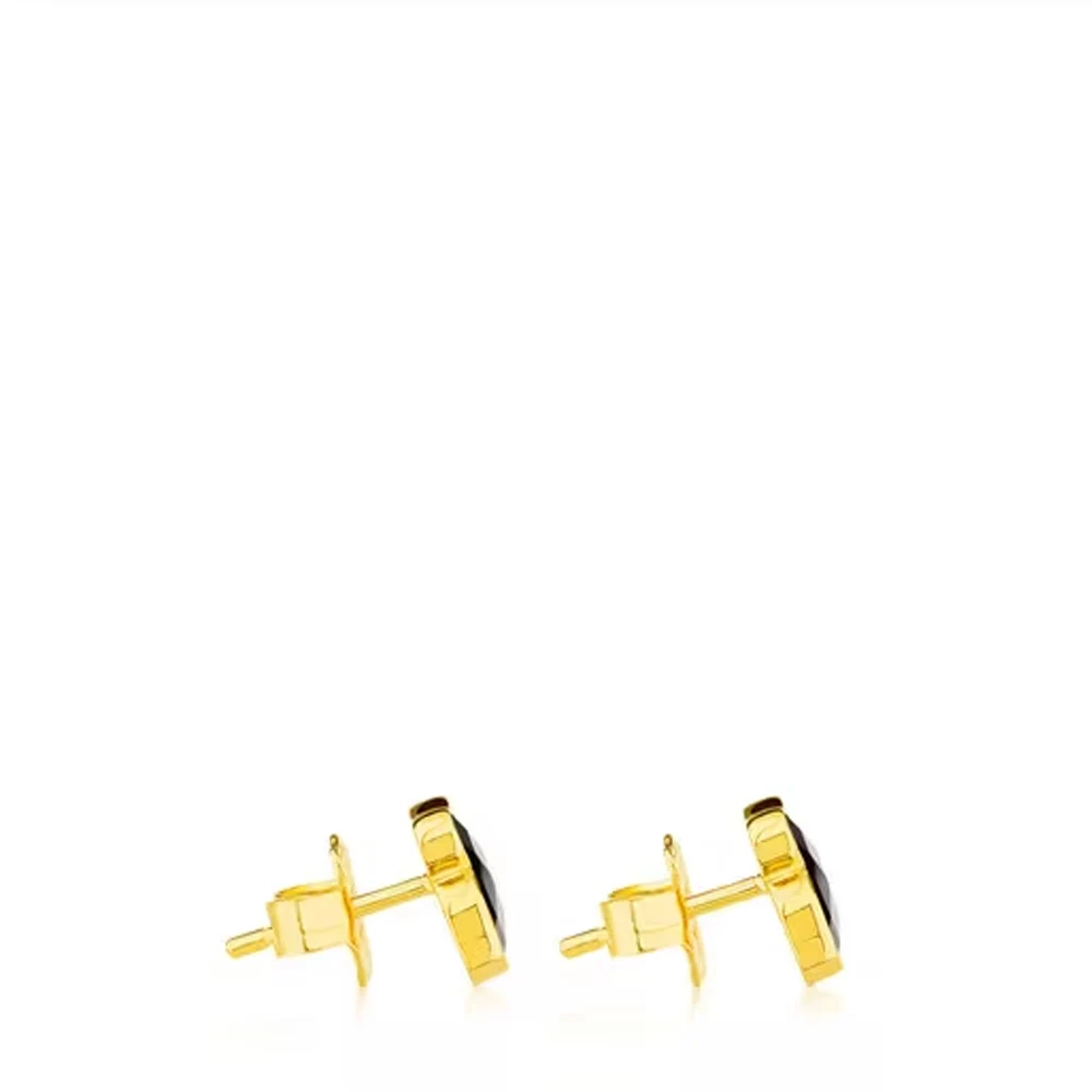 신세계인터넷면세점-토스-earring-SILVER GOLD PLATED EARRINGS ONYX