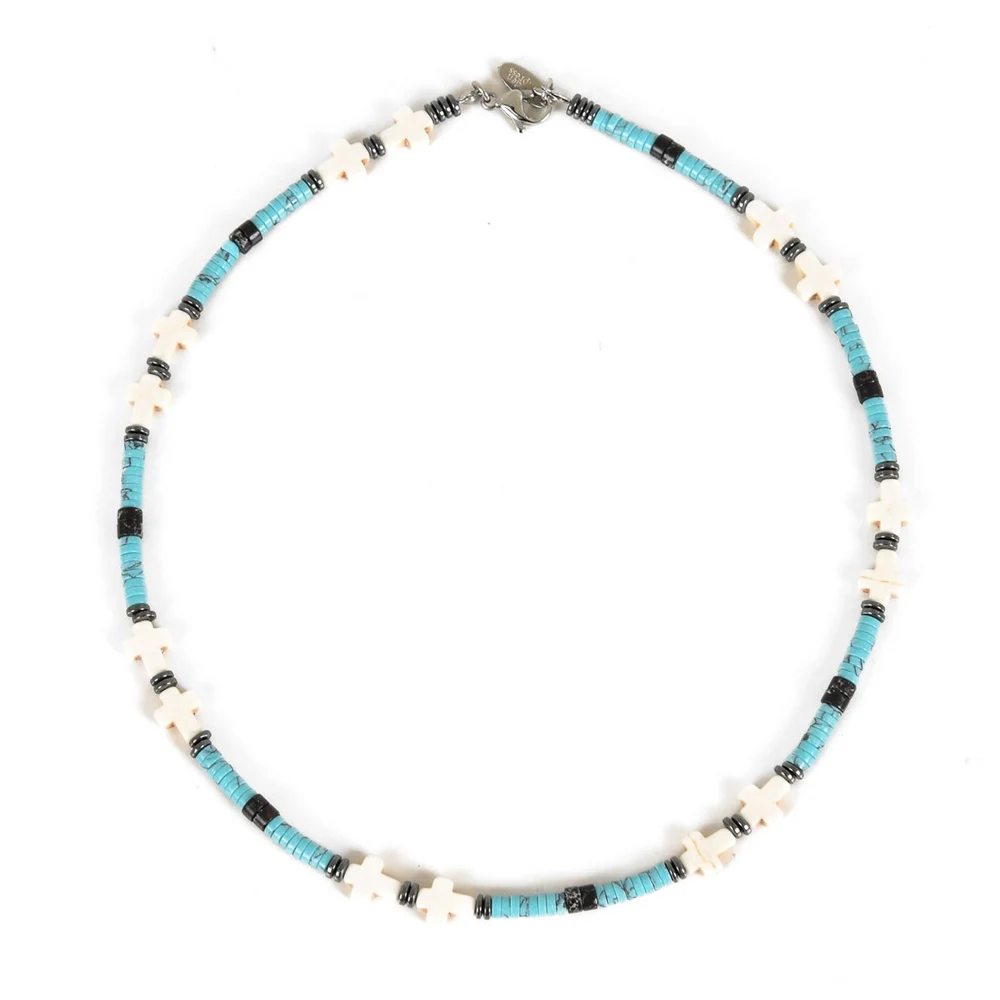 신세계인터넷면세점-가든 익스프레스-necklace-CROSS POINT NECKLACE(blue)