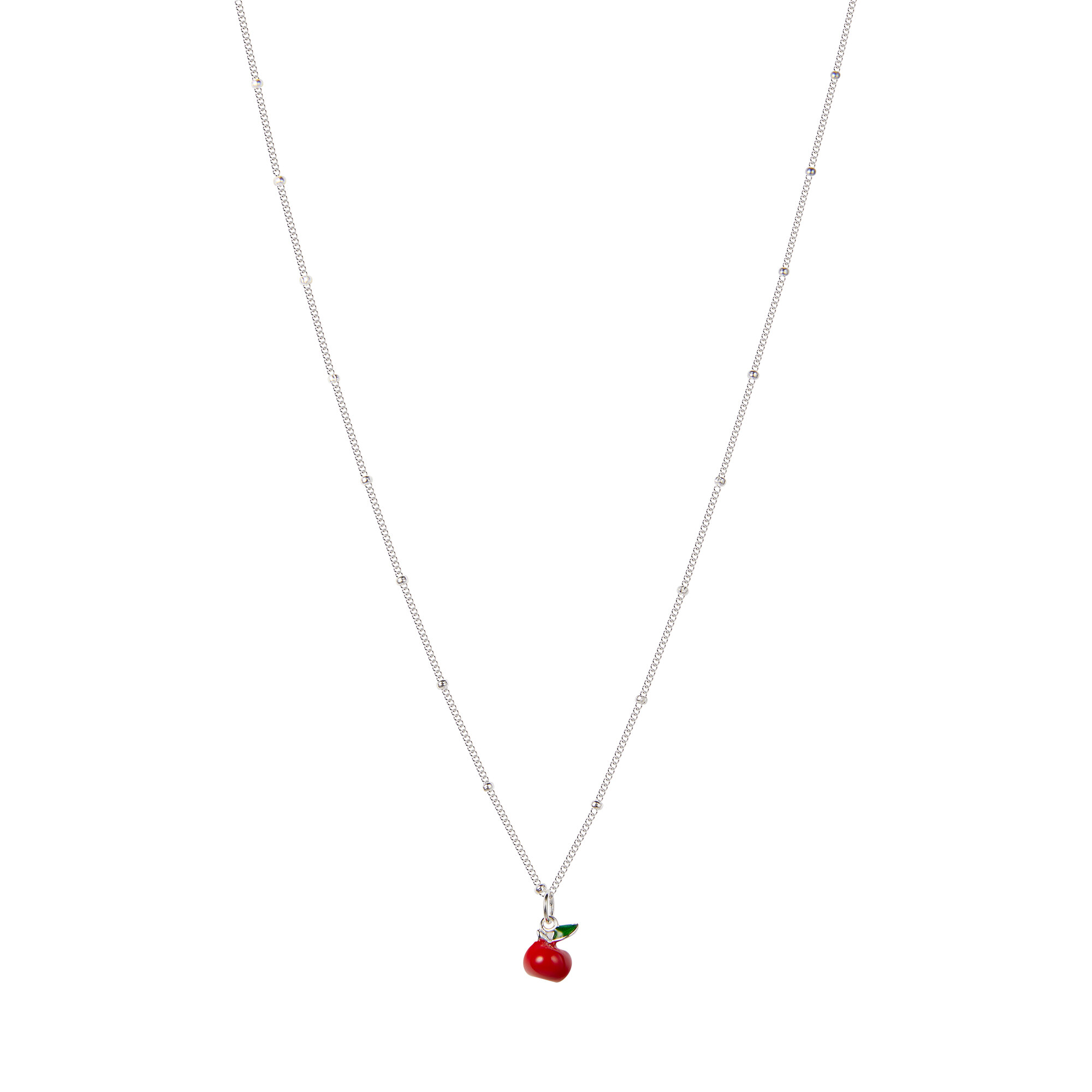 silver 925] Red Apple Necklace 힙볼 시계/주얼리 신세계면세점