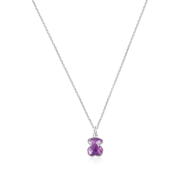 신세계인터넷면세점-토스-necklace-Silver and Amethyst Icon Color Necklace