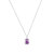 신세계인터넷면세점-토스-necklace-Silver and Amethyst Icon Color Necklace