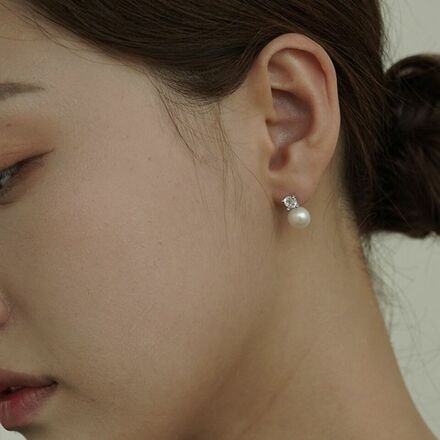 Chenonceau Pearl Earrings [Silver925]