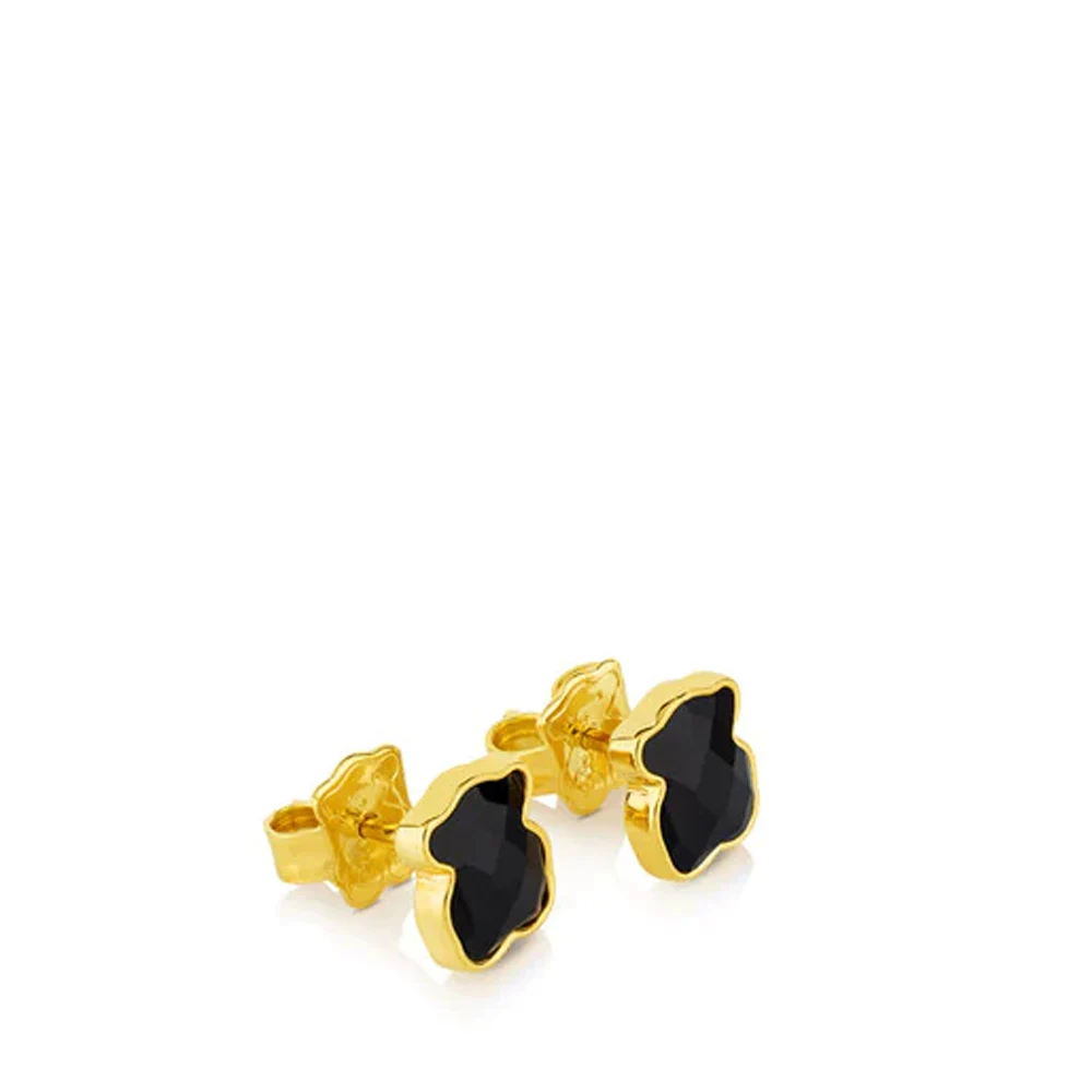 신세계인터넷면세점-토스-earring-SILVER GOLD PLATED EARRINGS ONYX