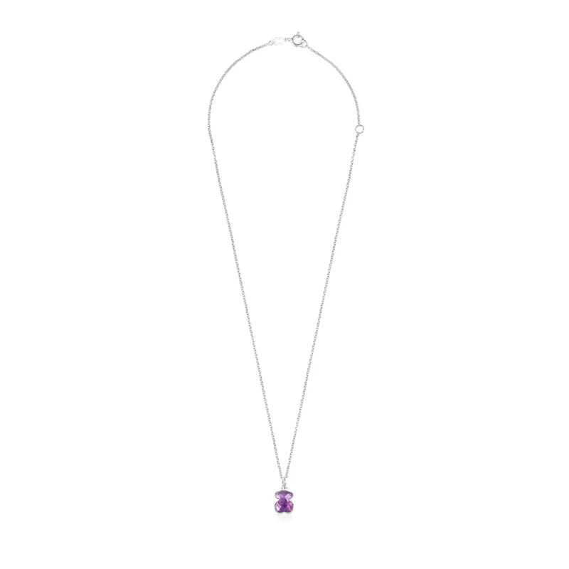 신세계인터넷면세점-토스-necklace-Silver and Amethyst Icon Color Necklace