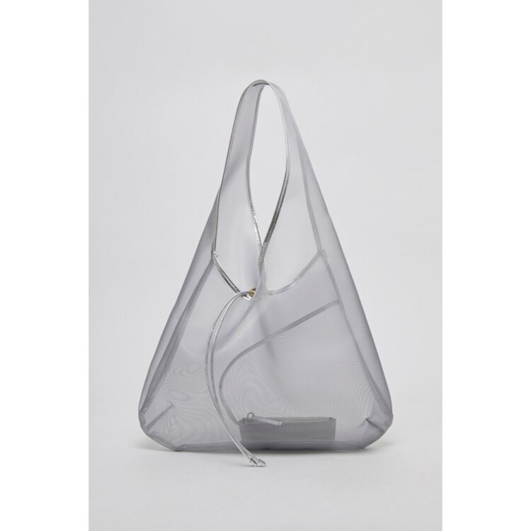 Luv basket bag(Mesh silver)