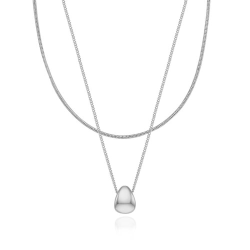 신세계인터넷면세점-앵브록스-necklace-[아이유 착용]flame layered necklace set