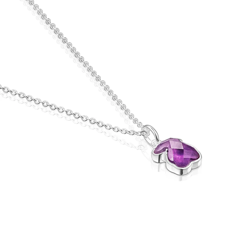 신세계인터넷면세점-토스-necklace-Silver and Amethyst Icon Color Necklace