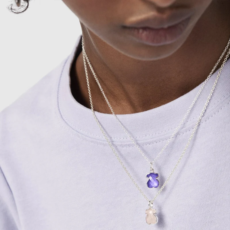 신세계인터넷면세점-토스-necklace-Silver and Amethyst Icon Color Necklace