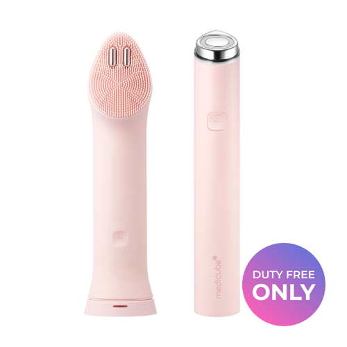 [免税专用] Age-R Booster Vibration Cleanser_Pink按摩洁面仪
