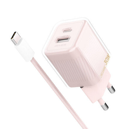 트윙클 PD30W 2PORT 초고속 충전기(핑크)
