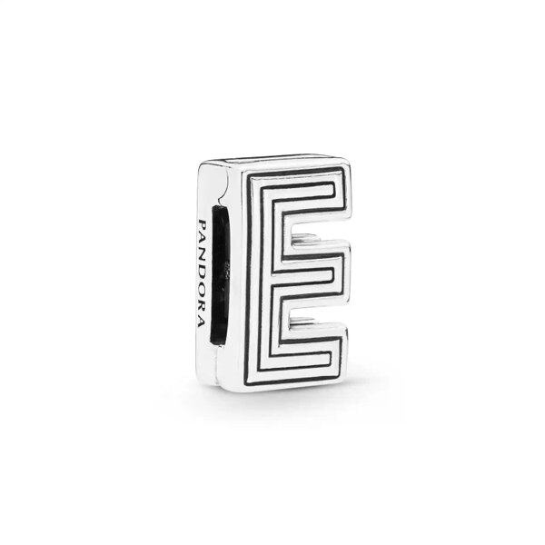 신세계인터넷면세점-판도라-bracelet-리플렉션 레터 E 클립 참