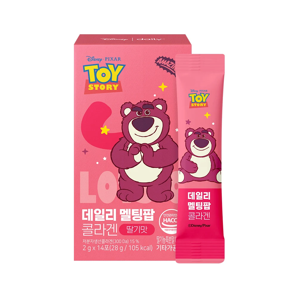 신세계인터넷면세점-네추럴라이즈-토이스토리 데일리 멜팅팝 콜라겐 (14포, 2주분)