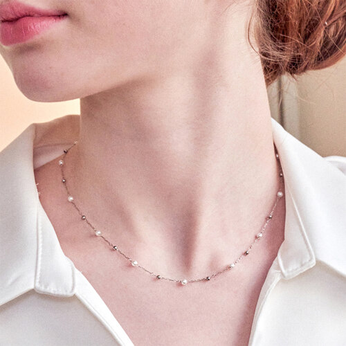 [李珉廷同款]epilogue pearl necklace 项链