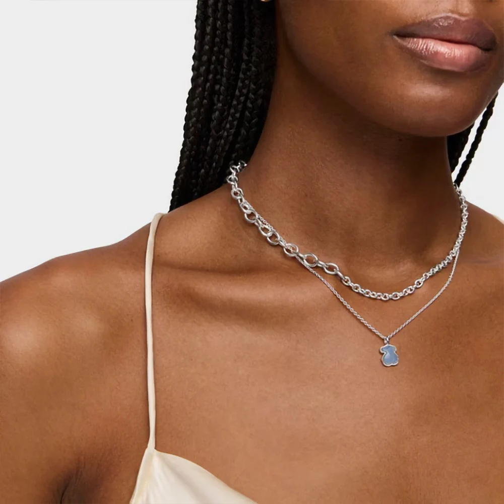 신세계인터넷면세점-토스-necklace-TOUS Silver New Color Necklace with Dumortierite