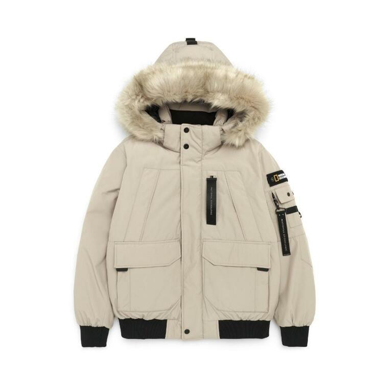 韩际新世界网上免税店-NATIONAL GEOGRAPHIC-服饰-N224MDW030_070_115 TARUGA MENS FUR TRIMMING HOODY GOOSE DOWN JACKET 外套