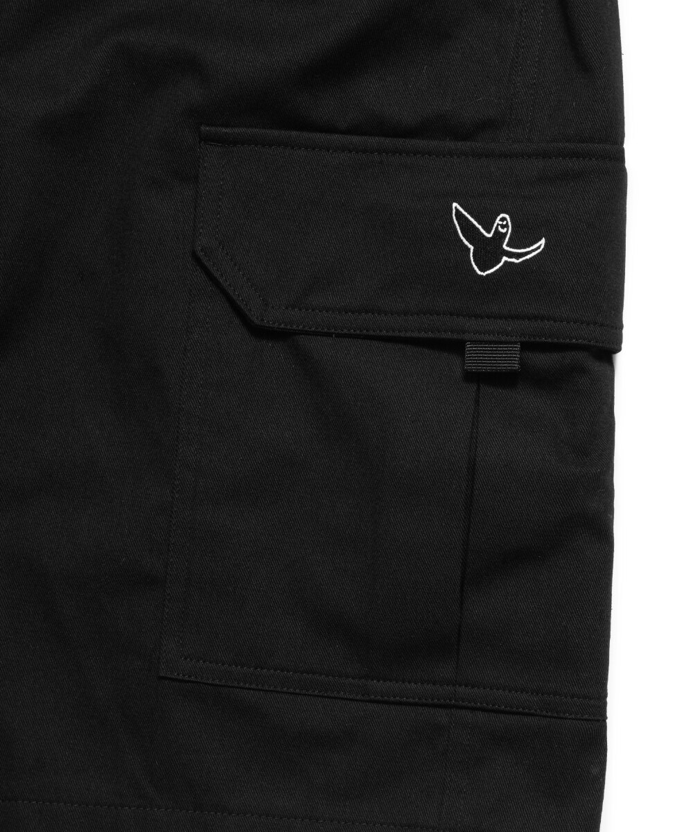 COTTON CARGO SHORTS BLACK - MARK GONZALES - 时尚馆| 韩际新