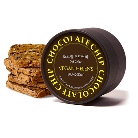 초코칩 오트커피 쿠키 (80g)