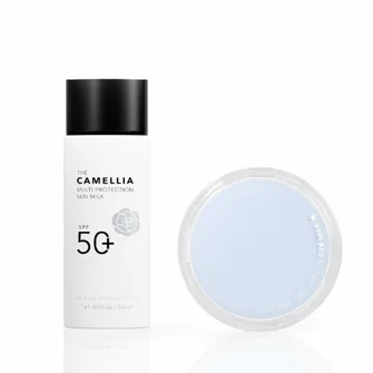 더 까멜리아 멀티 프로텍션 선밀크 SPF50+PA++++ 55ml