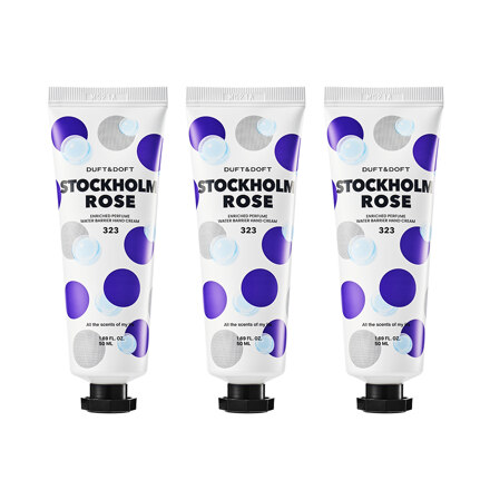 퍼퓸 핸드크림 스톡홀름로즈50ml*3개
