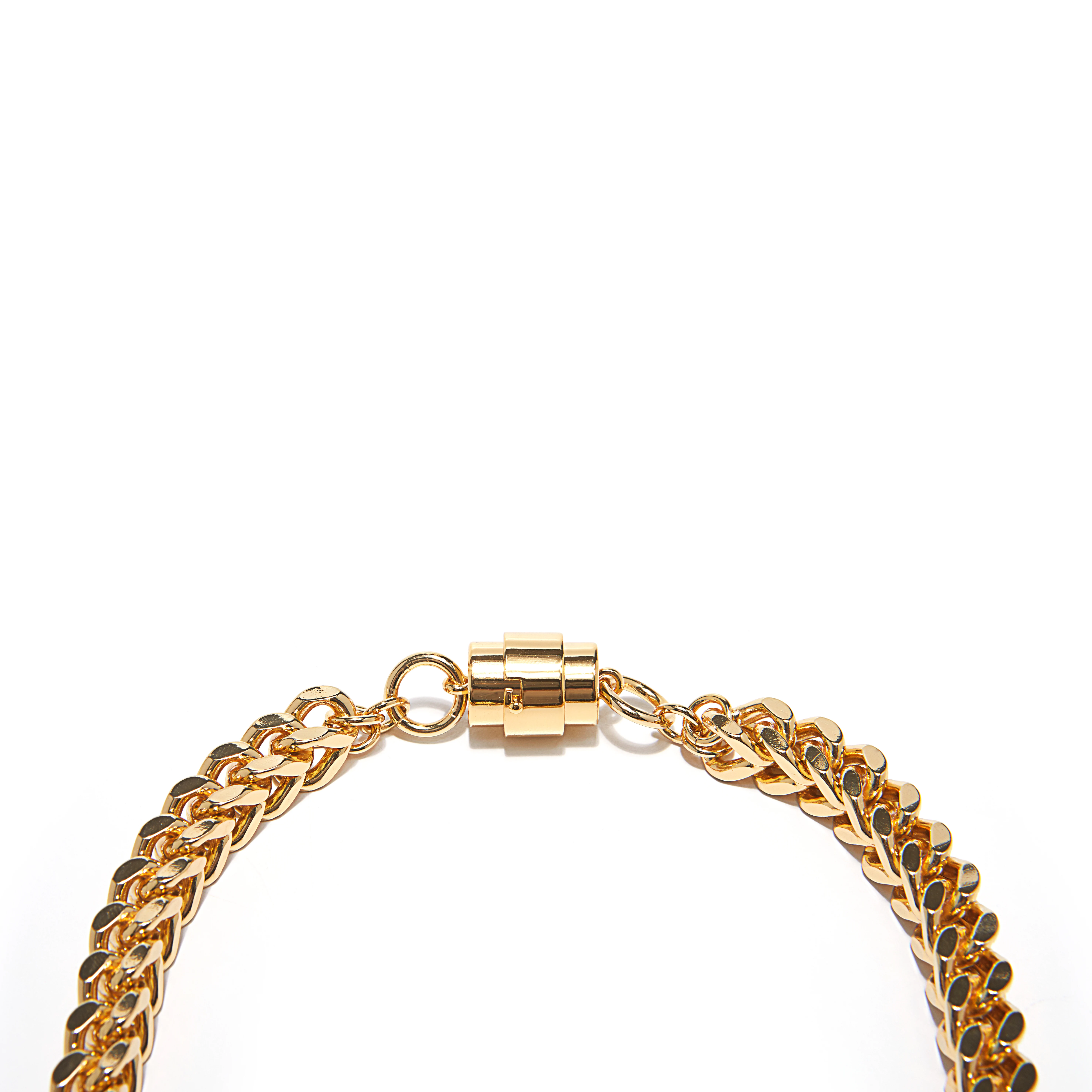신세계인터넷면세점-포트레이트리포트-necklace-Gold Cube Chain Necklace