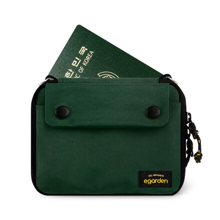 Bon Voyage Passport Wallet Forest Black