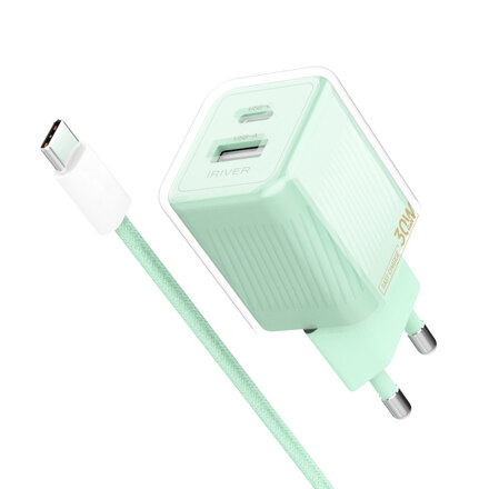 트윙클 PD30W 2PORT 초고속 충전기(민트)