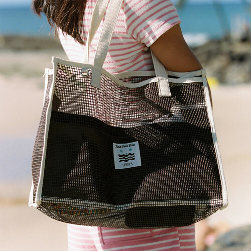 MESH BAG_BROWN