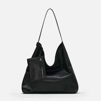 Pulpy hobo bag Black