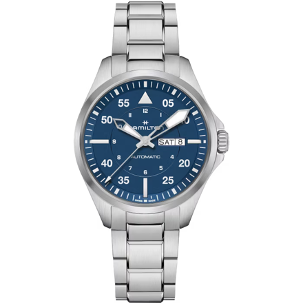 H64635140 / 카키 에비에이션 PILOT DAY DATE AUTO 42mm / 남성