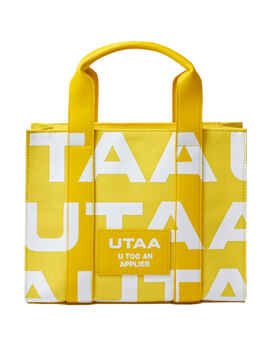 UB0GAU113_YE_F UTAA LOGO TOTE BAG