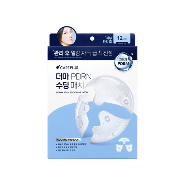 신세계인터넷면세점-케어플러스-FaceMasksTreatments-더마 PDRN 수딩 패치 12매입
