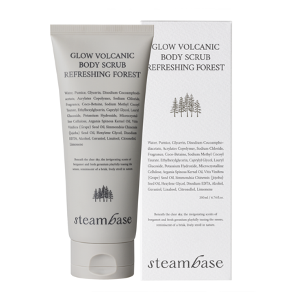 Steambase Glow Volcanic Body Scrub (Refreshing Forest) 身体磨砂膏