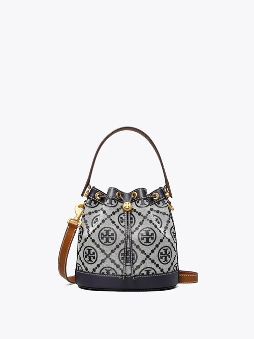 T Monogram Bucket Bag