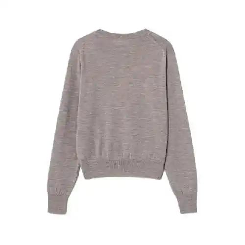 韩际新世界网上免税店-AMI-服饰-(UNISEX) RED ADC SWEATER FKS111.KN0025 (CHAMPAGNE)