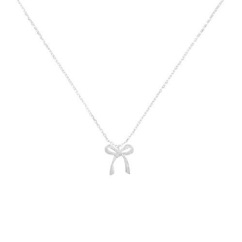 OVLA RIBBON NECKLACE_S_silver