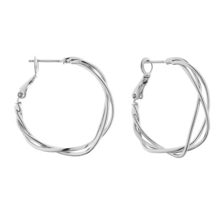Twist Layer Hoop Earring